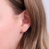 Three Star Stud Earrings - sterling silver-NuNu jewellery