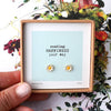 Just To 'Send Happiness Your Way' Daisy Earrings - sterling silver-NuNu jewellery